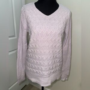 Pale purple knit sweater